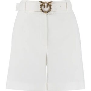 PINKO High Waist Women Shorts - Cream. MADE IN ITALY. New with tags . Size 2